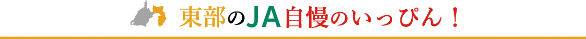 東部のJA、自慢のいっぴん!